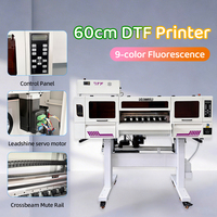 Nouvelle imprimante DTF automatique NY-603DTF9 60 cm, encre pigmentée, machine d'impression par transfert flexible, compatible Epson I1600