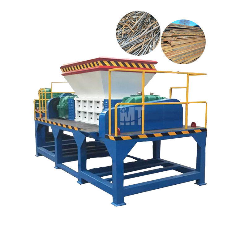 Metal Pipe Scrap Iron Shredder 45kW