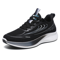 Chaussures de sport légères pour hommes Jiaozuo, respirantes, en fibre de carbone, maille volante, décontractées, pour la course à pied, été, printemps, automne, campus
