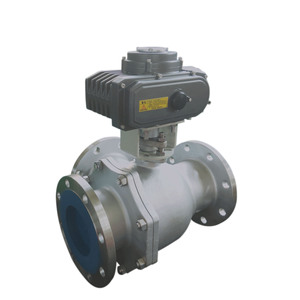 Vannes à boisseau sphérique motorisées sanitaires 12V avec actionneur en acier moulé, 2 et 4 pouces, 3 voies, pour l'automatisation de l'eau, série H, type normal 45S - Product Image 1