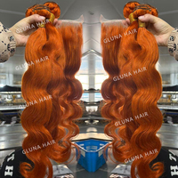 Lots de Cheveux Humains Bouclés Ondulés Double Drawn en Gros, Cheveux Indiens Vierges Bruts Alignés dans le Sens de la Cuticule, Extensions de Tissage de Cheveux