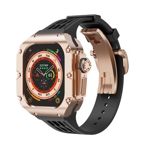 Estuche de titanio para <span class=keywords><strong>Apple</strong></span> <span class=keywords><strong>Watch</strong></span> Estuche modificado iWatch Estuche protector integrado de gama ULTRA ALTA 49mm - Product Image 3