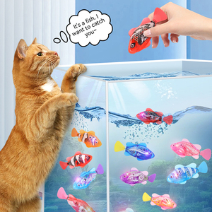 Beragam gaya baru 12 lampu listrik mainan kucing ikan peliharaan desain simulasi aktivasi induksi menginspirasi kucing - Product Image 1