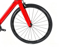 Vélo de course sur route en carbone léger R10, 16 vitesses, roues en alliage d'aluminium, freins à disque hydrauliques, selle ergonomique – Offre spéciale
