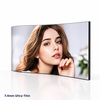 Módulo LED Flexible P1.25, Panel de Video Curvo Creativo y Flexible, Pantalla Curva de 320x160mm, Pantalla Magnética a Todo Color para Interiores