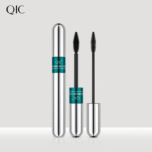 Maquillage 2 en 1 Mascara <span class=keywords><strong>waterproof</strong></span> Private Label False Lash Double Effect <span class=keywords><strong>Volume</strong></span> 4D Fiber qic 4d Curling Black Mascara Eyelashes - Product Image 4