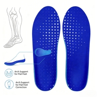 Semelles orthopédiques en gel imperméables, résistantes à l'humidité, antidérapantes, flexibles, coussinées, pour toutes les chaussures