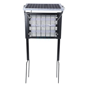 เครื่องดักยุงพลังงานแสงอาทิตย์กลางแจ้ง ควบคุมด้วยแสงอัจฉริยะ แบตเตอรี่ 4000mAh พร้อมตาข่ายป้องกันความปลอดภัย โรงงานผลิตแบบ OEM ODM - Product Image 4