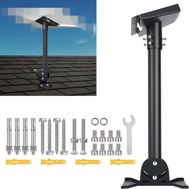 Hot Sale Starlink Gen 4 V4 Receiver Antenna Mount Kit Roof Bracket Metal 360 Degree Rotating Stand 40cmx20cmx11cm 0.95kg