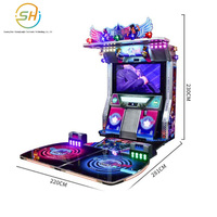 Machine de jeu de danse d'arcade à grande échelle de 55 pouces ; Fabricant de machines de jeu de danse à détection de mouvement