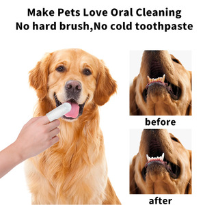 Toallitas Dentales Desechables para <span class=keywords><strong>Perros</strong></span> y Gatos, Cuidado <span class=keywords><strong>Bucal</strong></span>, Refrescante del Aliento, Eliminador <span class=keywords><strong>de</strong></span> Placa, Fundas para Dedos con Diseño <span class=keywords><strong>de</strong></span> Perlas Suaves - Product Image 2