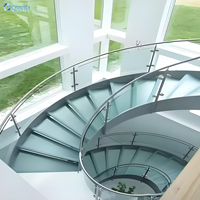Verre feuilleté trempé transparent réfléchissant la chaleur, verre PVB à économie d'énergie pour mur-rideau, balustrade d'escalier, clôture