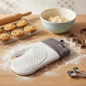Accessoires ménagers : Gants de four en coton et silicone, résistants à la chaleur, pour la cuisine, personnalisables en gros - Product Image 3