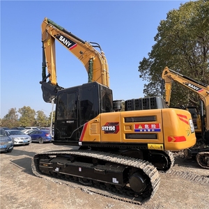Excavadora de cadenas de servicio pesado económica SY215C con motor y bomba, 21.5 toneladas de peso operativo, accesorio de martillo rompedor en venta - Product Image 4