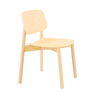Les fabricants de meubles EXL vendent directement par lots des chaises de salle à manger de luxe modernes chaises de café d'hôtel nordique en bois massif