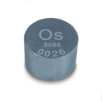 Cibles de pulvérisation d'osmium, métal précieux Os, pastilles, granulés, disques d'osmium pour la recherche en laboratoire
