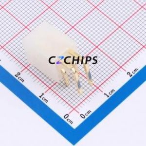 HC-5557-2*2AW-GP-05 Wire-to-Board Pin Header Bent Lead Through Hole,P=4.2mm 2x2P 4.2mm Right Angle Insert Mini-Fit (MX 4.2) - Product Image 2