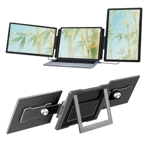 Portable 14" IPS Laptop Extender <b>Monitor</b> Triple 1 Dual Backlit <b>LCD</b> 1920x1200 60Hz Business - Product Image 4