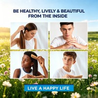Gummies de biotine OEM/ODM avec collagène et kératine pour la beauté des cheveux, de la peau et des ongles, vitamines pour femmes et hommes, complément alimentaire, 60 gummies