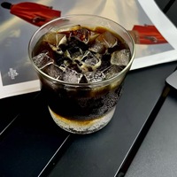 Tasse en verre borosilicate haute résistance, transparente, design moderne et minimaliste, couleur unie, pour café, cold brew, jus, lait, eau