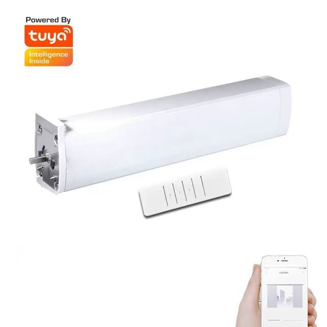 2025 Factory Wholesale Tuya Wifi or Tuya Zigbee 2.0N Smart Curtains Voice Controlled Motor