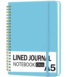 Cuaderno Espiral <span class=keywords><strong>A5</strong></span> en Oferta, Cubierta de PU y PP Personalizable, Bloc de Notas para Reuniones de Negocios, Agenda para Estudiantes, Regalo, con Páginas Rayadas - Product Image 6