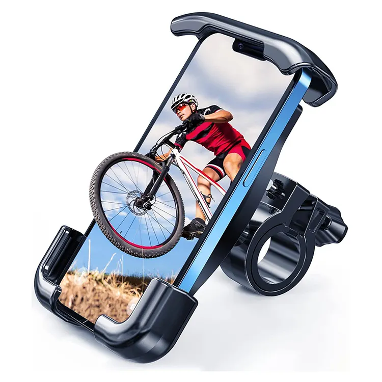 Haute qualité 360 Rotation support de téléphone Flexible Portable antichoc support de support de téléphone portable pour vélo moto moto