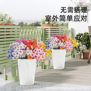 Flores de Seda Violetas Artificiales para Decoración de Bodas, Exteriores y Hogar - Product Image 1