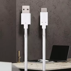 USB để Loại-C sạc cáp cho <span class=keywords><strong>iPhone</strong></span> USB cáp dữ liệu 1m 2m 3A cotton bện USB cáp dữ liệu - Product Image 6