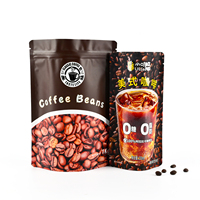 Feiao Custom Design Aluminiumfolie Plastic Opstaande Zak Met Ritssluiting Voor Koffiebonen Snoep Noten Thee Fruit Poeder