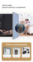 Porte intérieure en composite bois-plastique (WPC) sur mesure, résistante à l'humidité et anti-étirement, pour chambre et salle de bain