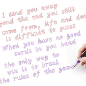 Überlegener, hochwertiger Faserspitzen-Umriss marker mit doppelter Linien markierung auf Alkohol basis zum Zeichnen - Product Image 5