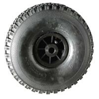 Haute qualité 4.00-4 pneu en caoutchouc pneumatique gonflable robuste PP jante en plastique solide nouvelle condition roulettes chariots agricoles