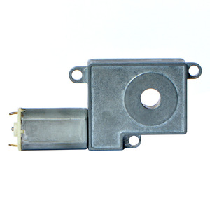 <b>Worm</b> Gear Motor 12V Steel Core Components For Smart Locks With Hollow Shaft Design - Product Image 1