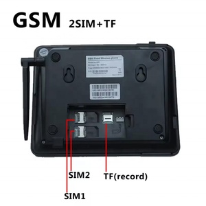 Téléphone sans fil fixe GSM FWP 602 en gros avec 2 cartes SIM/enregistrement, téléphone sans fil 602 pour la maison et le bureau - Product Image 4
