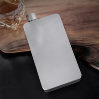 Gourde de camping ultralégère en titane, bouteille métallique portable, pot à boire, accessoires de camping et pique-nique, gourde de poche en titane