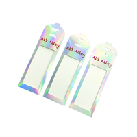 Boîte d'emballage personnalisée haut de gamme pour autocollants d'ongles carrés, en papier couché, pour emballage de vernis à ongles – Grande Vente
