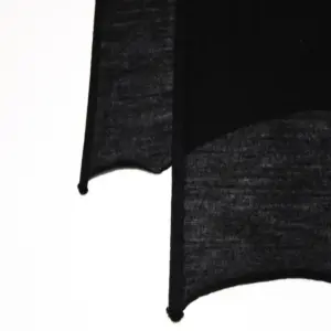 Hot Style Best Selling Cheap Price Light Weight Breathable Soft Black Summer Garments Yarn Dyed Modal Bamboo Fiber Knit Fabric