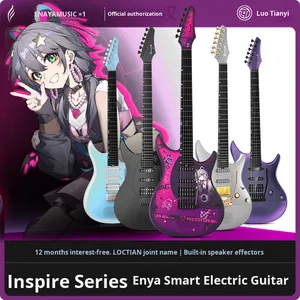 Guitarra Eléctrica Inteligente <span class=keywords><strong>Enya</strong></span> Inspire, Colaboración con Luo Tianyi, Fibra de Carbono, para Principiantes, 6 Cuerdas, Single Double Shake - Product Image 2
