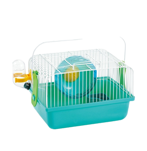 Factory Direct High Quality Plastic Metal <strong>Mesh</strong> Pet Carrier to Go Rustic Castle Hamster House <strong>Cage</strong> - Product Image 4