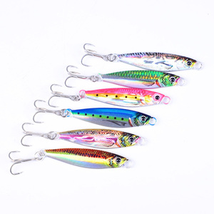 Raylor Wholesale Custom 3D Printed <span class=keywords><strong>Microjig</strong></span> Cheap Sinking Casting 7g-80g Various Sizes Metal Jig Fishing Lure Jigging Hook - Product Image 2