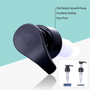 Bouteille à pompe carrée en PET noir de 500 ml, rechargeable, pour huile essentielle, shampoing, après-shampoing et <span class=keywords><strong>gel</strong></span> <span class=keywords><strong>douche</strong></span> - Product Image 5