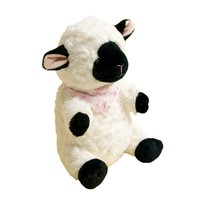 Niedliches Plüschtier Lätzchen-Schleife Schaf-Puppe Kindergeschenk Polyester PP-Baumwolle Großhandel