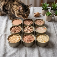 Ingrédients de qualité alimentaire humaine, étiquette privée, nourriture humide pour chat en sachet, sachet de nourriture humide pour chat, fabricant OEM ODM haut de gamme, riche en protéines, sans additifs