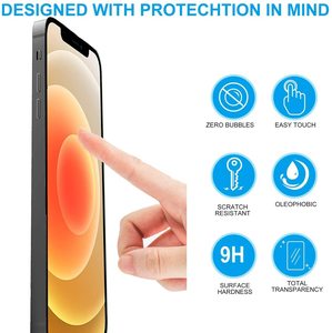 Leadingplus-Protector de pantalla de vidrio templado para iPhone 14 Pro Max, paquete de 3 unidades - Product Image 5