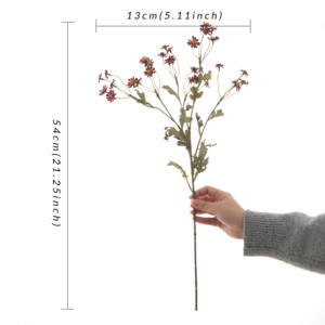 Flores Artificiales, 30 Margaritas Individuales de Colores Otoñales, Flores Decorativas Rurales, Adornos para el Hogar, Decoración del Hogar - Product Image 2