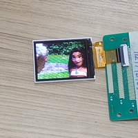 Layar LCD TFT ST7735 Pengontrol 1,77 inci 128*160 Titik -20~70 ℃   Modul LCD IPS Suhu Operasi
