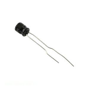 Condensador de Canal de Fabricante, Tipo Through Hole, Aluminio, 0.33uF, 20%, 50V, Radial, UMP1HR33MDD - Product Image 1