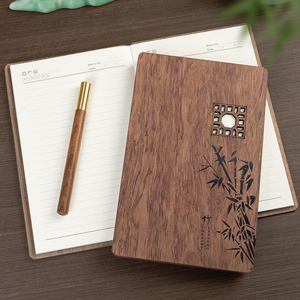 Cerimonia di apertura di alta qualità set regalo promozionale aziendale penna segnalibro in legno massello Notebook Thermos tazza regalo con Logo - Product Image 5