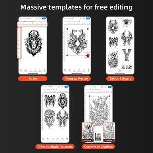 Nhà máy Máy in nhiệt A4 có kích thước Tattoo Stencil máy in cho <span class=keywords><strong>Windows</strong></span>/Mac/iOS/Android điện thoại di động A4 Máy in mini impresora - Product Image 5